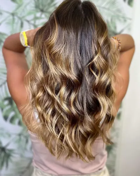Balayage con ondas