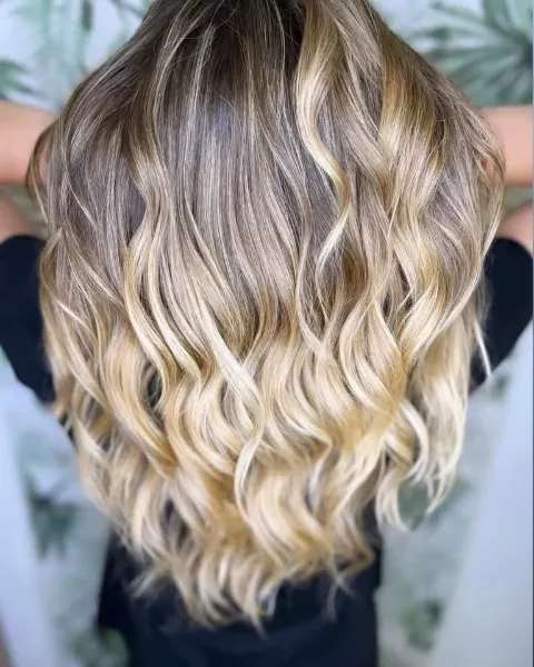 Balayage rubio